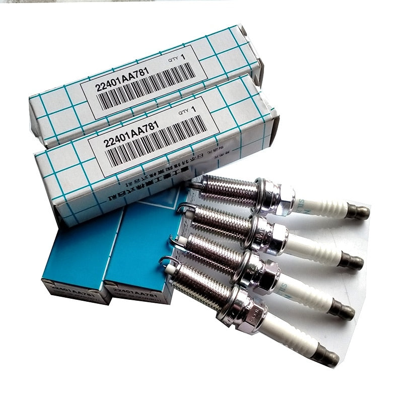 Jogo velas de ignição OEM 22401AA781 para Subaru Forester Impreza Legacy Crosstrek 2011-2017