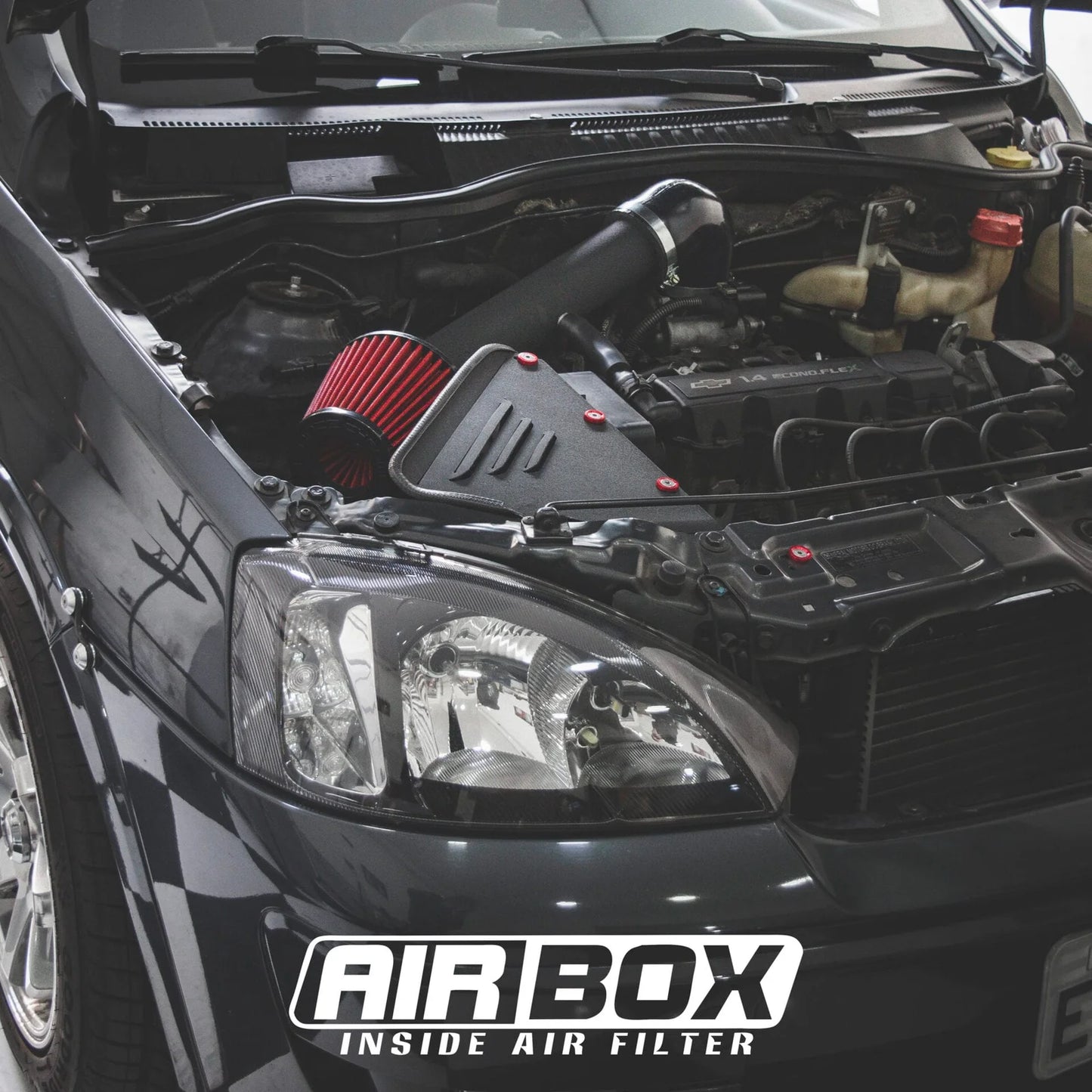 KIT INTAKE CORSA 1.0 / 1.4 / 1.8SS 2006 EM DIANTE │ MONTANA 1.4 / 1.8 2006 A 2010 (sem ar condicionado)