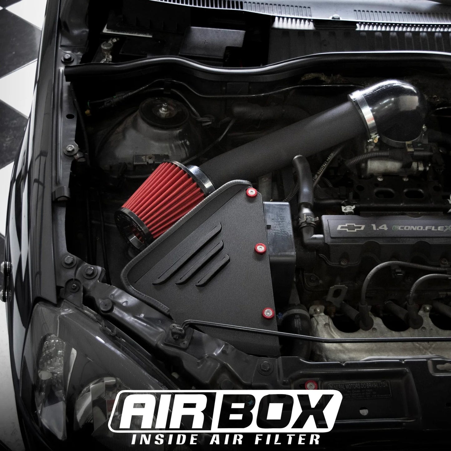 KIT INTAKE CORSA 1.0 / 1.4 / 1.8SS 2006 EM DIANTE │ MONTANA 1.4 / 1.8 2006 A 2010 (sem ar condicionado)