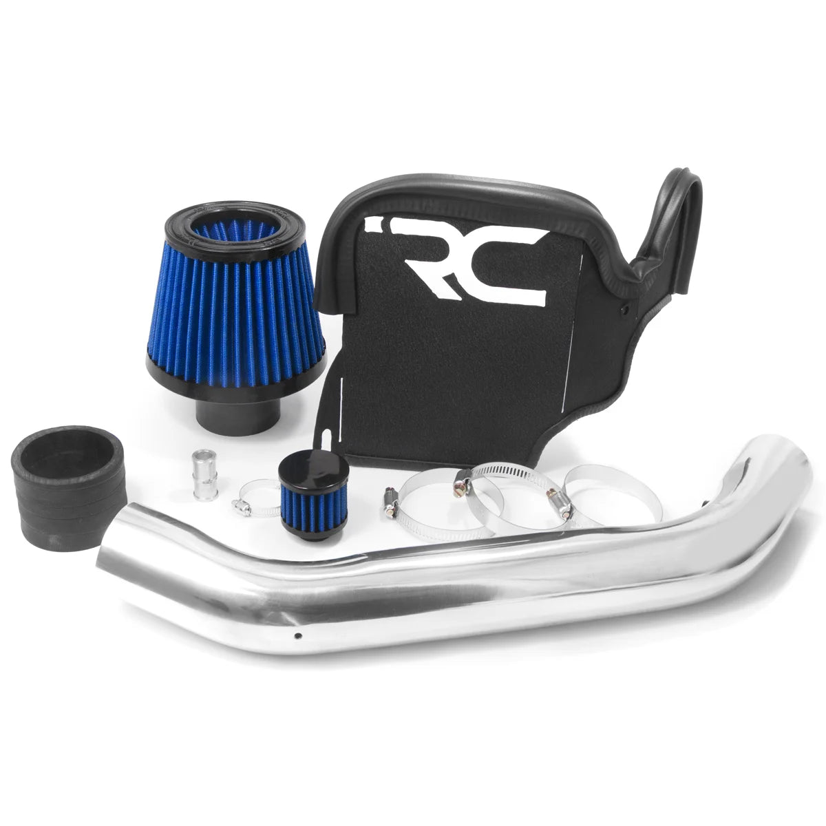 KIT INTAKE SHORT RAM CIVIC 1.6 16V 1996 A 1998 COLETOR ADMISSÃO ALUMÍNIO (HORIZONTAL)