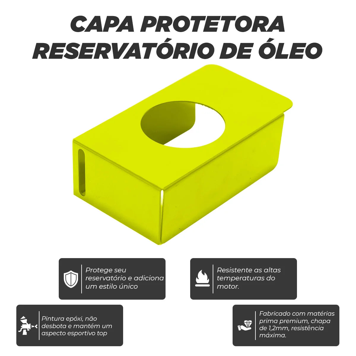 CAPA PROTETORA ACABAMENTO RESERVATORIO FREIO SUBARU WRX STI 2008 A 2014
