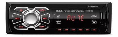 Radio first c Usb Cartão Fm Bt 4 canais 6630
