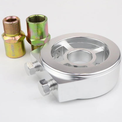 Sandwich Plate M20 * 1.5 e 3/4-16 adaptador universal de refrigerador do filtro de óleo/adaptador do óleo